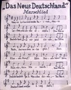 Marslied - Het nieuwe Duitsland (lijst optie), Verzamelen, Militaria | Tweede Wereldoorlog, Verzenden