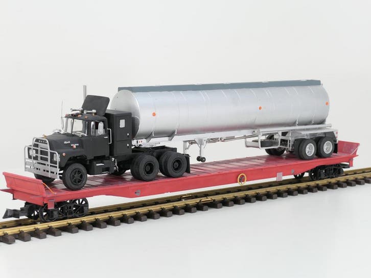 UNICAAT fur LGB / USA trains / Aristocraft Flachwagen mit..., Hobby en Vrije tijd, Modeltreinen | Overige schalen, Overige typen