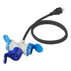 ProPlus Verloopkabel - 3 weg - 150 cm - 3 x 2.5 mm² - Sch.., Ophalen of Verzenden, Nieuw