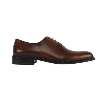 TESTONI - 9 UK - 43 IT - Piuma Calf Delavè Oxford Shoes, Nieuw