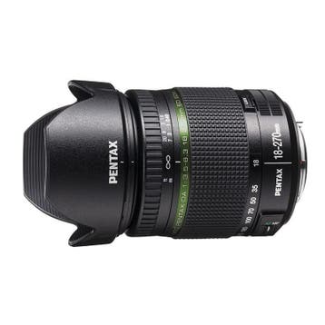 Pentax SMC DA 18-270mm f/3.5-6.3 SDM K-mount objectief, Verzenden, Gebruikt, Pentax, Standaardlens