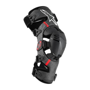 Alpinestars Supertech RK-10 Plasma Kniebrace Set Zwart Rood, Motoren, Verzenden, Nieuw met kaartje, Heren, Alpinestars