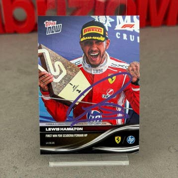 Ferrari - Topps Now - (038) Lewis Hamilton First Win for, Nieuw