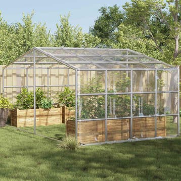 vidaXL Plantenhoes 4 x 6 m PVC Transparant, Verzenden