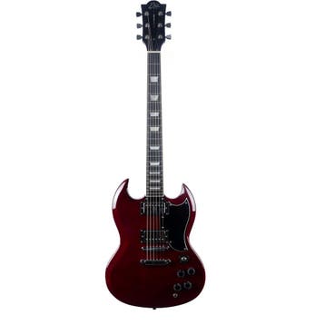 EKO DV300 RED elektrische gitaar rood, 2 humbuckers, 22, Ophalen of Verzenden, Nieuw