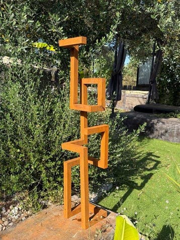 Ana Lucia B.M - Sculpture Corten - XXL - NO Reserve