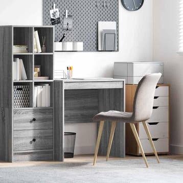 vidaXL Bureau Grijs Sonoma 70 x 50 x 76 cm, Verzenden, Nieuw