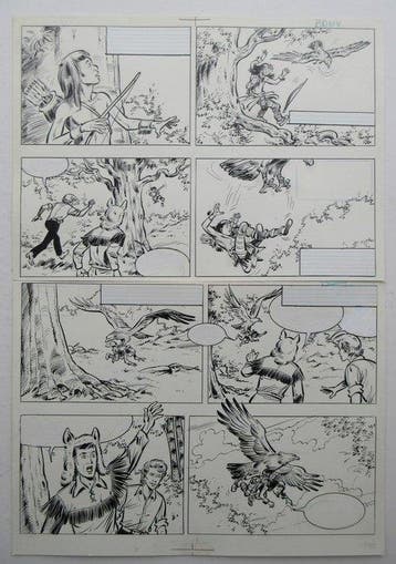 Studio Vandersteen - 1 Original page - Bessy, Boeken, Nieuw