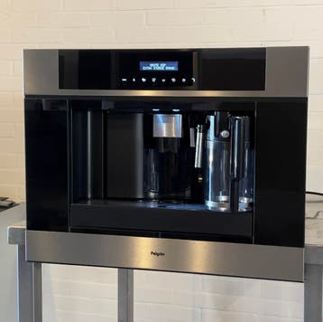Luxe pelgrim inbouw koffiemachine zo goed als nieuw, Zo goed als nieuw, Koffiemachine, Koffiebonen, Stoompijpje