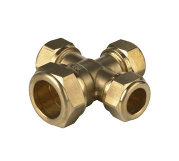 VSH knelkoppeling Kruisstuk 22x15x22x15mm, Doe-het-zelf en Verbouw, Verwarming en Radiatoren, Minder dan 30 cm, Overige typen
