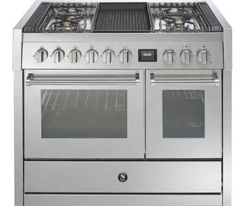 Steel GQ10SF-4B gas fornuis met 4 branders + bakplaat,, Ophalen of Verzenden, Nieuw