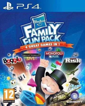 Playstation 4 Hasbro Family Fun Pack, Spelcomputers en Games, Verzenden, Zo goed als nieuw
