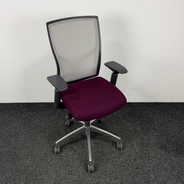 Basic Bureaustoel - Netweave Rugleuning, Ophalen of Verzenden, Ergonomisch, Gebruikt, Bureaustoel