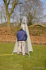 Inklapbare plaszuil &amp; plaskruis, Tuin en Terras, Ophalen of Verzenden, Nieuw