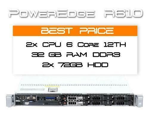 Dell R710 / 12 Core 24TH / 32GB RAM / 2x 72GB 10K SAS, Computers en Software, Servers, Zo goed als nieuw, 2 tot 3 Ghz, Hot swappable onderdelen