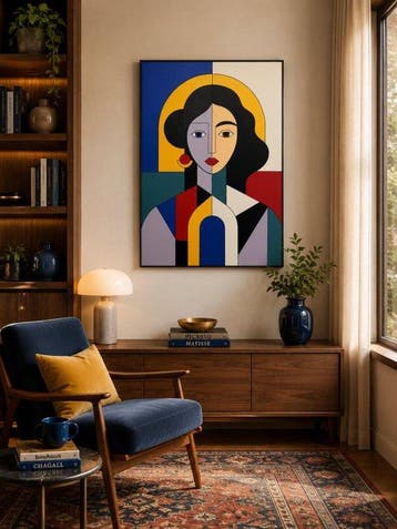 Marcel Mendez - Fragmented Face #83 -XL- ( No reserve )