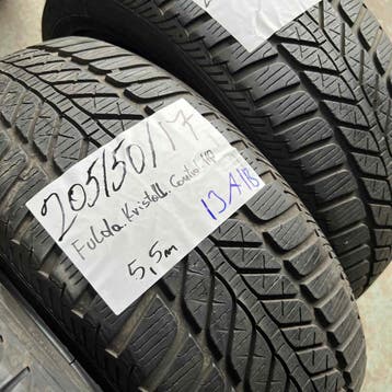 2 x Fulda 205-50-17 Winterbanden 5,5mm, Gebruikt, 17 inch, Band(en), Personenwagen