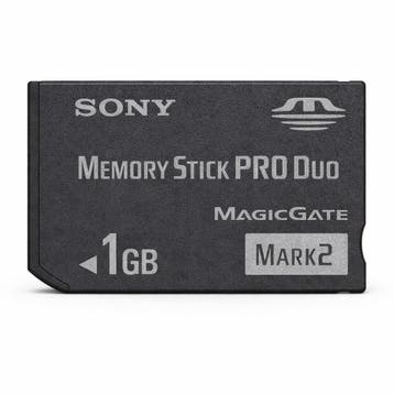 Sony Memory Stick Pro Duo - 1GB (Mark 2), Verzenden, Zo goed als nieuw