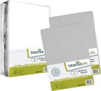 Textielpakket Frans bed - 1 molton met 2 hoeslakens - rechts, Eenpersoons, Verzenden, Nieuw, Wit