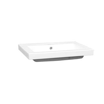 Sani Royal Ceramico Wastafel Keramiek Wit 80x47x5, Nieuw