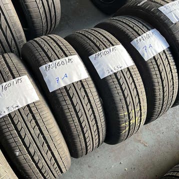 4 x Bridgestone B250 175-60-15 Zomerbanden 7,5mm, Gebruikt, 15 inch, 175 mm, Ophalen of Verzenden
