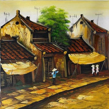 Hung Richard (1966) - Échos de la rue ancienne 60 60 cm