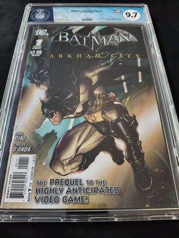 Batman: Arkham City 1 - 1 Graded comic - Eerste druk 9.7, Boeken, Strips | Comics, Nieuw