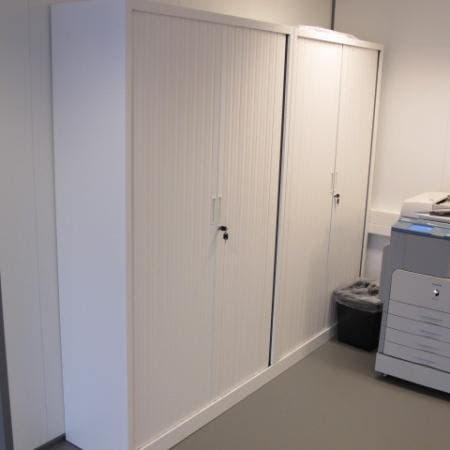 (MDK-102258) Robberechts roldeurkast wit, 195 cm hoog NIEUW, Huis en Inrichting, Kasten | Roldeurkasten en Archiefkasten, Nieuw