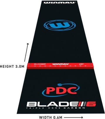 2dekans | Winmau Pro Zone Precision PVC Dartmat, Sport en Fitness, Tennis, Ophalen of Verzenden, Zo goed als nieuw