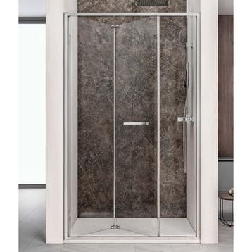 Nisdeur Lacus Ponza Evo Vouwdeur 100x200 Cm Helder Glas, Doe-het-zelf en Verbouw, Ophalen of Verzenden, Nieuw