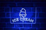 Ijssalon ice cream neon bord lamp LED  verlichting reclame l, Verzamelen, Merken en Reclamevoorwerpen, Verzenden, Nieuw