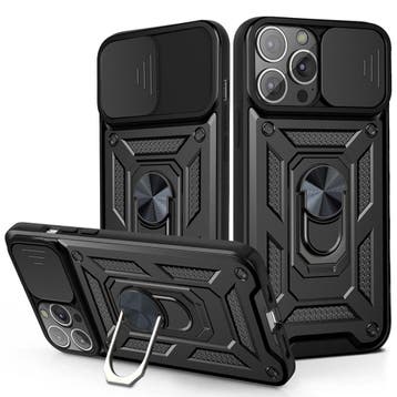 Xiaomi Redmi Note 9T 5G Rugged Armor Back Cover Hoesje met, Verzenden, Nieuw