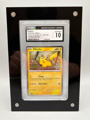 Pokémon Graded card - Pikachu - CGC 10 - Scarlet & Violet -, Nieuw