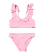 HEMA Kinderbikini rib roze, Verzenden, Nieuw