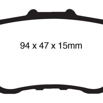 EBC 09-14 Acura TSX 2.4 Redstuff Rear Brake Pads, Ophalen of Verzenden, Nieuw