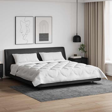vidaXL Dekbed met kussen 3 st Wit Microfibre, Verzenden, Nieuw, Wit