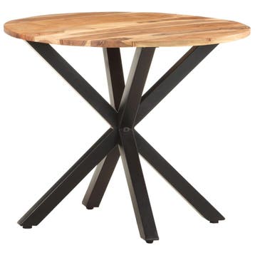 vidaXL Bijzettafel 68x68x56 cm massief acaciahout, Huis en Inrichting, Tafels | Bijzettafels, Verzenden, Nieuw, 45 tot 60 cm