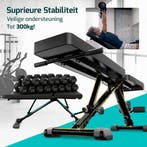 2dekans | FITAGE Fitnessbank - Fitness Halterbank tot 300KG, Ophalen of Verzenden, Zo goed als nieuw