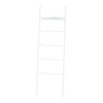 Kledingrek Øksnes ladderplank 160x50x27,5 cm wit [en.casa], Verzenden, Nieuw in verpakking