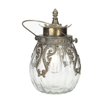 Lantaarn - Metaal, Glas - Includes lightbulb