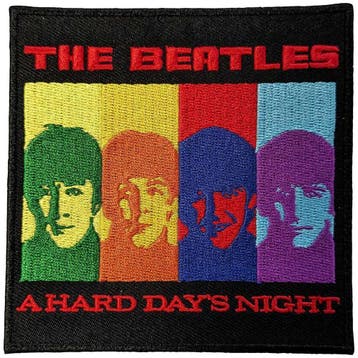 The Beatles A Hard Days Night Faces Patch off. merchandise, Ophalen of Verzenden, Nieuw, Kleding