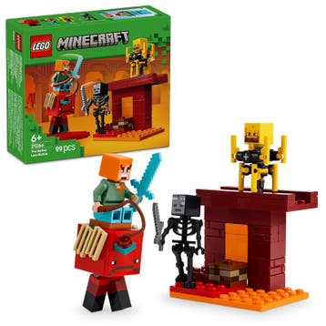 LEGO Minecraft - The Nether Lava Battle 21266, Ophalen of Verzenden, Nieuw