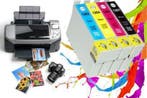 Complete set Epson T1281 t/m T1284  T1285 MET CHIP NU € 4,99, Verzenden, Nieuw, Epson