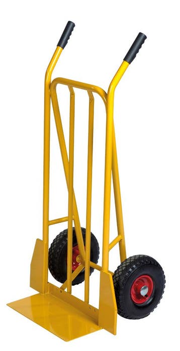 Kongamek steekwagen, draagvermogen 250 kg - Geel - Staal -, Verzenden