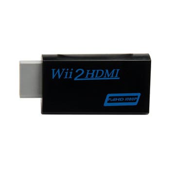 Wii HDMI adapter zwart, Verzenden, Nieuw