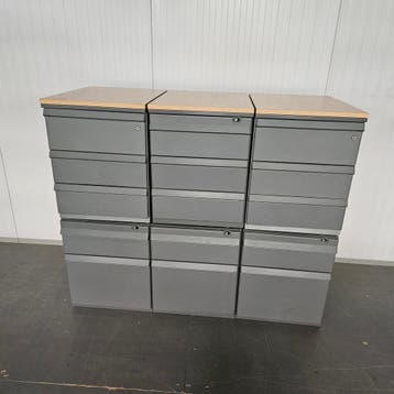 Ahrend 6-delig ladeblok met 15 lades - 106x129x57 cm, Huis en Inrichting, Ophalen of Verzenden, Nieuw
