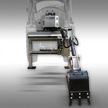 Graafmachine, kraan Jansen BHSM-175, Ophalen of Verzenden, Graafmachine