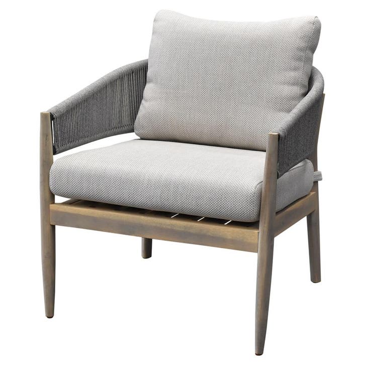 Cocoon lounge tuinstoel rope light grey, Tuin en Terras, Tuinstoelen, Nieuw, Ophalen of Verzenden