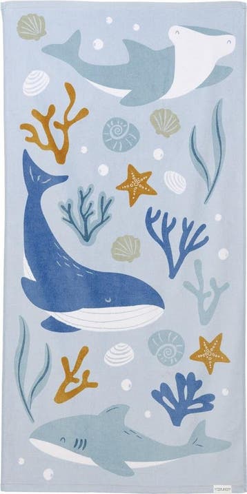 Little Dutch Ocean Dreams Badlaken - Blue, Ophalen of Verzenden, Zo goed als nieuw