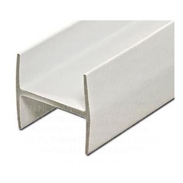 Kunststof H-Profiel Wit | 31, 41, 51 en 61 mm | UITVERKOOP, Ophalen of Verzenden, Nieuw, Overige materialen, Minder dan 20 mm